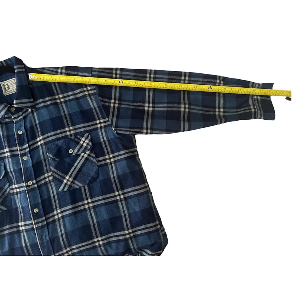 Outdoor Gear Quilted Woodsman  Lined Plaid Flannel Shirt-XL - Picture 9 of 9